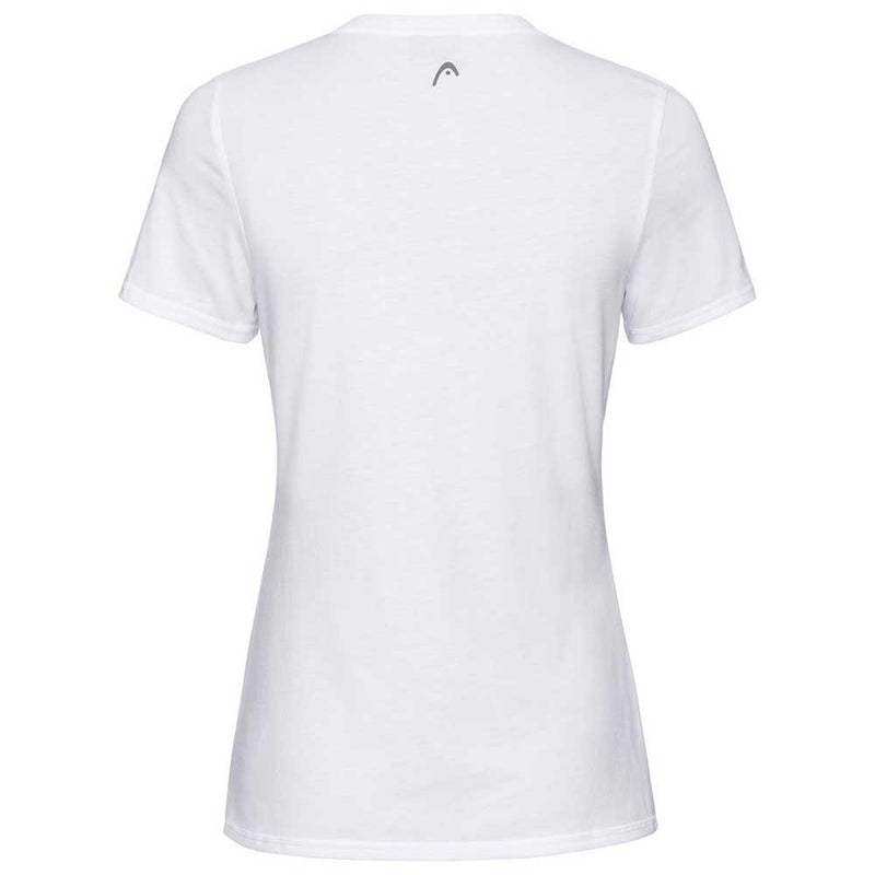 T-Shirt Head Club Lisa Blanc Femme Dos - Esprit Padel Shop