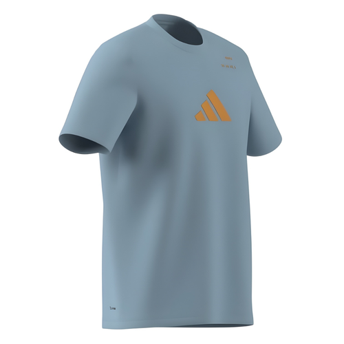 Maglia Adidas padel Cat Blu/Arancione - Esprit Padel Shop