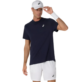 T-shirt Asics Court Bleu Marine - Esprit Padel Shop