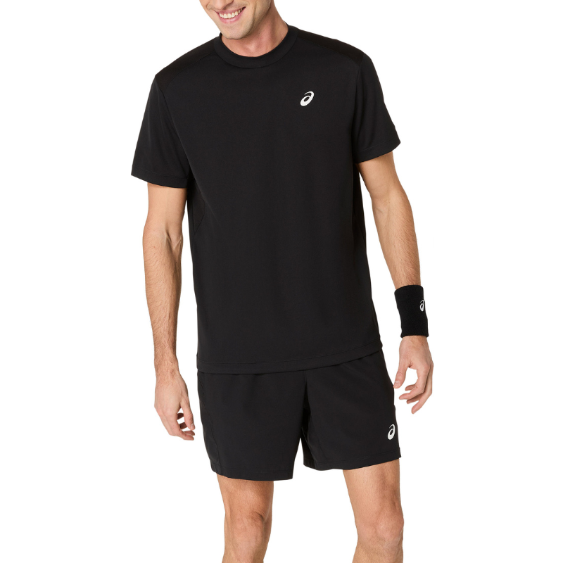T-shirt Asics Court Noir - Esprit Padel Shop