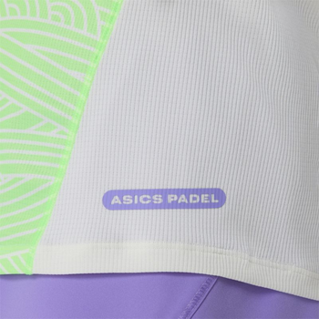 Maglietta dell'Asics Padel Court All Over Print Donna Verde - Esprit Padel Negozio