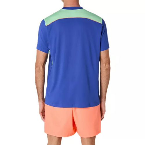 T-shirt Asics Padel Court Bleu - Esprit Padel Shop