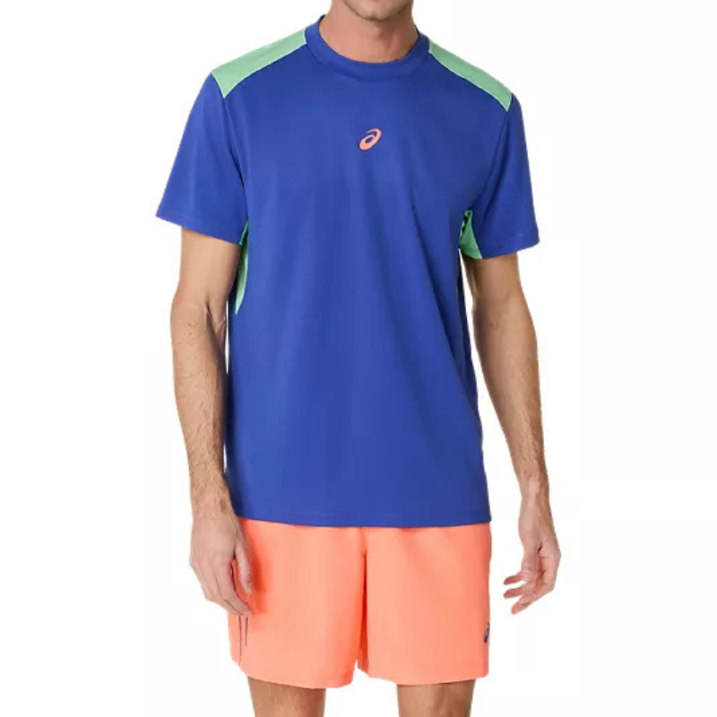T-shirt Asics Padel Court Bleu - Esprit Padel Shop