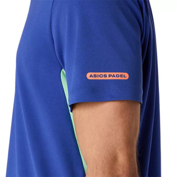 T-shirt Asics Padel Court Bleu - Esprit Padel Shop