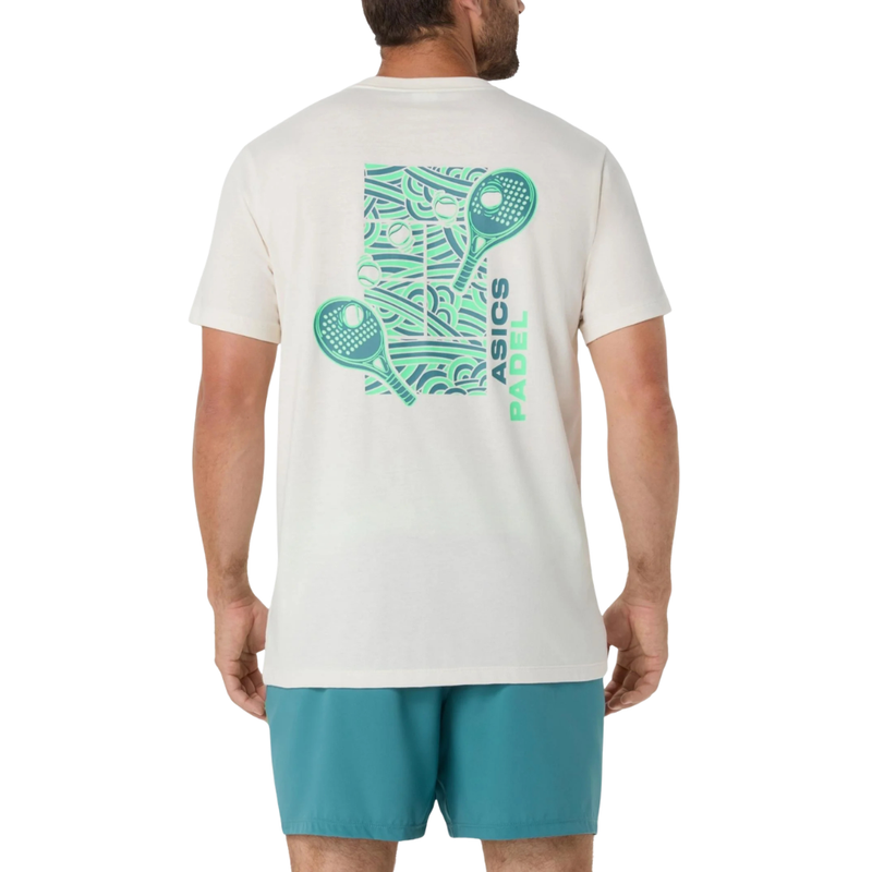 T-shirt Asics Padel Court Graphic Beige - Esprit Padel Shop