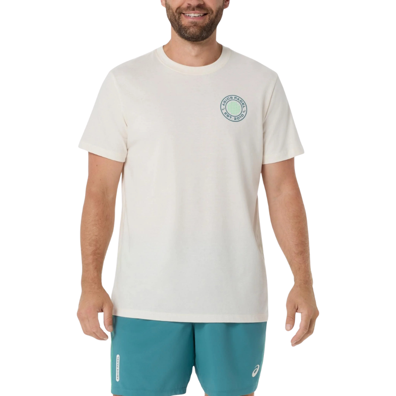 T-shirt Asics Padel Court Graphic Beige - Esprit Padel Shop