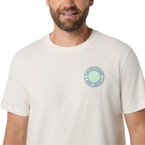 Camiseta Asics Padel Court Graphic Beige - Esprit Padel Shop