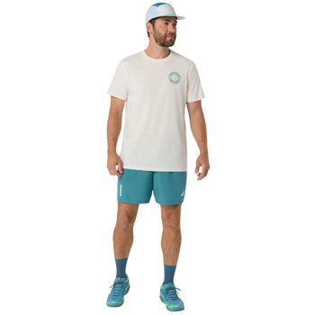 Camiseta Asics Padel Court Graphic Beige - Esprit Padel Shop