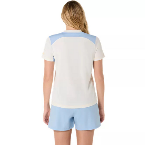 T-shirt Asics Padel Court SS Beige Femme - Esprit Padel Shop
