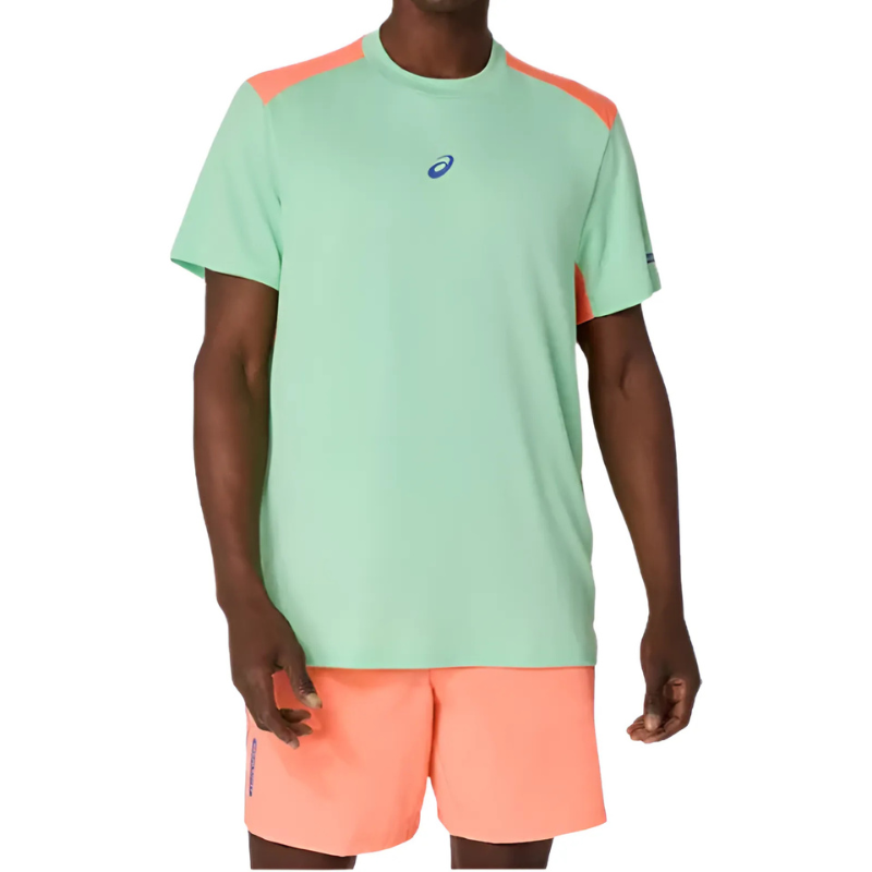 T-shirt Asics Padel Court Vert - Esprit Padel Shop
