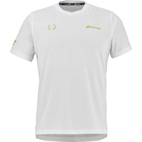 Maglia Babolat Crew Neck Tee Lebron Bianco 2026 - Esprit Padel Shop