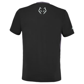 T-shirt Babolat Crew Neck Tee Lebron Noir/Rose - Esprit Padel Shop
