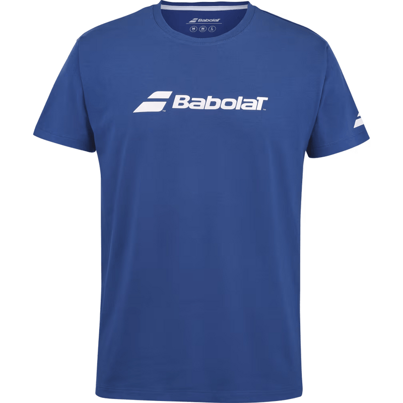 T-shirt Babolat Exercice Tee Bleu 2024 Face - Esprit Padel Shop