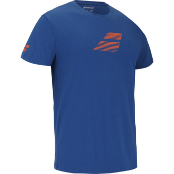 T-shirt Babolat Exercise Big Flag Blauw 2025 - Esprit Padel Shop