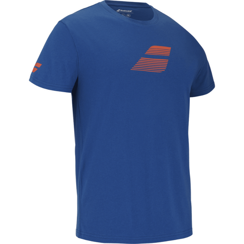 T-shirt Babolat Exercise Big Flag Blauw 2025 - Esprit Padel Shop