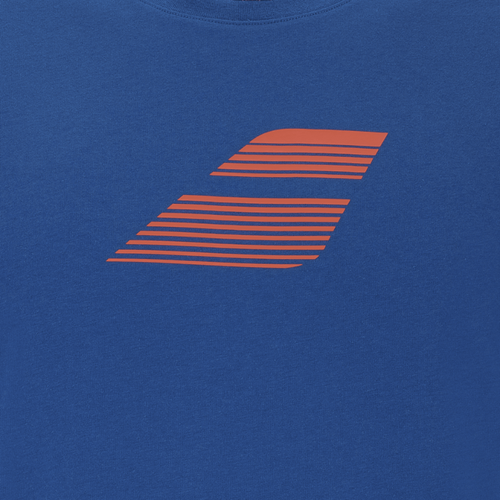 T-shirt Babolat Exercise Big Flag blauw 2025 - Esprit Padel Shop