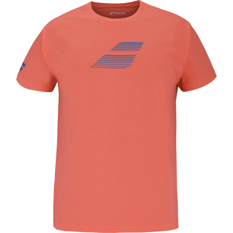 T-shirt Babolat Exercise Big Flag Orange 2025 - Esprit Padel Shop