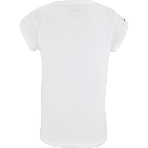 Camiseta Babolat Exercise Cotton Tee blanca junior niña 2025 - Esprit Padel Shop