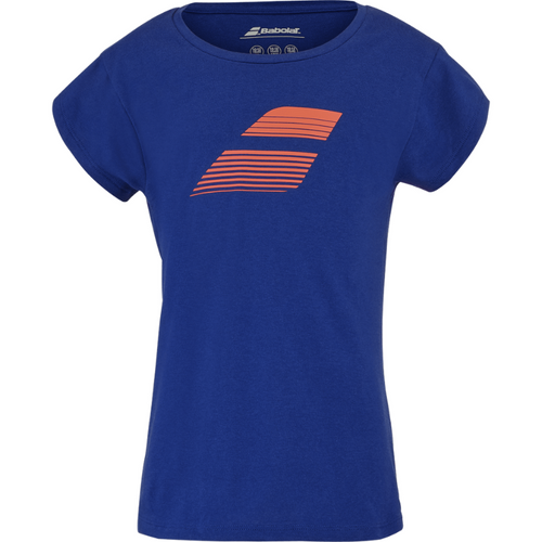 Maglia Babolat Exercise Cotton Tee Blu Junior Girl 2025 - Esprit Padel Shop