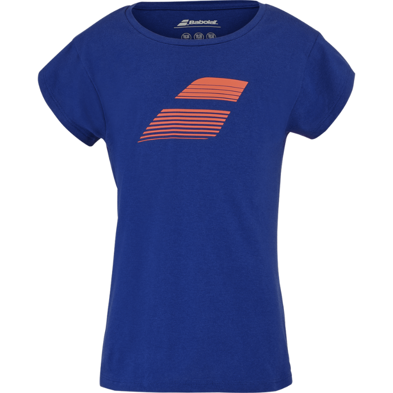 T-shirt Babolat Exercise Cotton Tee Bleu Junior Girl 2025 - Esprit Padel Shop