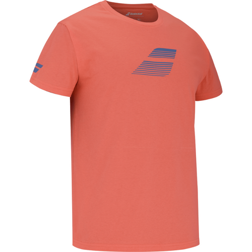 Camiseta Babolat Exercise Cotton Tee Naranja Junior Niño 2025 - Esprit Padel Shop