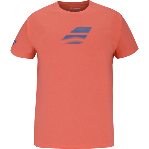 Camiseta Babolat Exercise Cotton Tee Naranja Junior Niño 2025 - Esprit Padel Shop
