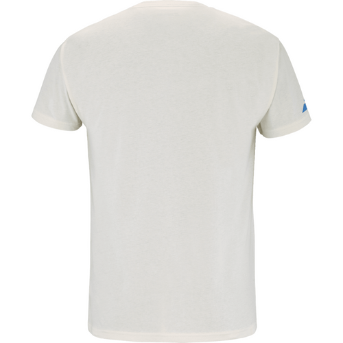 T-shirt Babolat Exercise Message Tee Blanc 2025 - Esprit Padel Shop