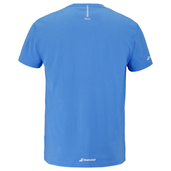 T-shirt Babolat Exercise Message Tee Bleu 2026 - Esprit Padel Shop