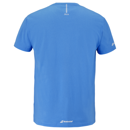 T-shirt Babolat Exercise Message Tee Bleu 2026 - Esprit Padel Shop