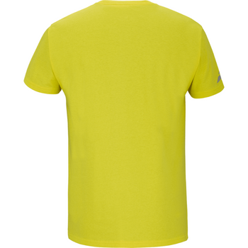 T-shirt Babolat Exercise Message Tee Geel 2025 - Esprit Padel Shop