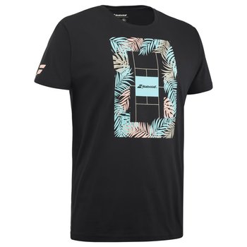 Babolat Exercise Message Tee Black T-shirt - Esprit Padel Shop
