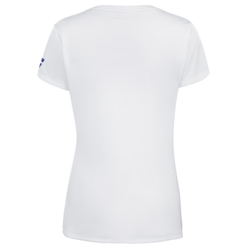 T-Shirt Babolat Play Cap Sleeve Top Blanc Femme 2024 - Esprit Padel Shop