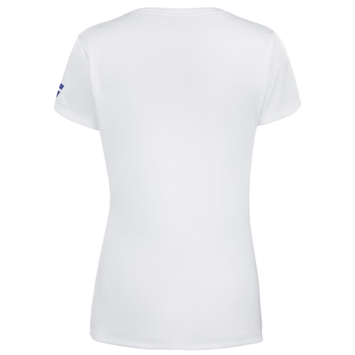 T-Shirt Babolat Play Cap Sleeve Top Blanc Femme 2024 - Esprit Padel Shop