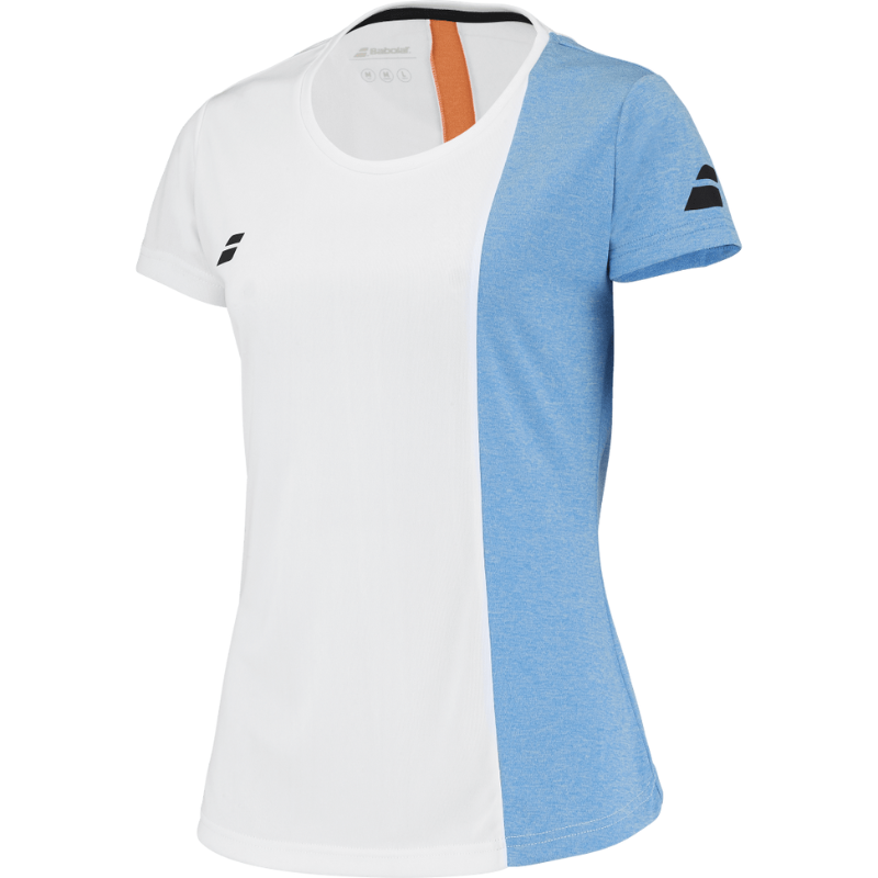 T-shirt Babolat Play Cap Sleeve Top Blanc Junior Girl 2025 - Esprit Padel Shop
