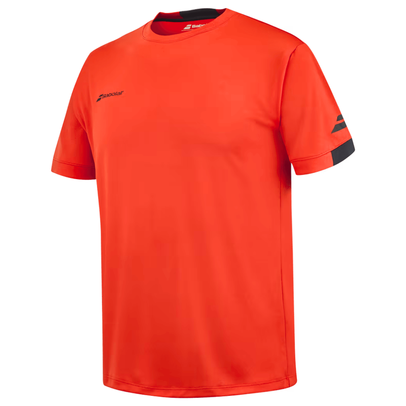 T-shirt Babolat Play Crew Neck Tee Boy Rouge Junior 2024 - Esprit Padel Shop