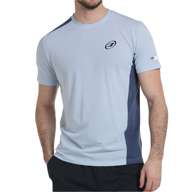 T-shirt Bullpadel Afila Bleu Face - Esprit Padel Shop
