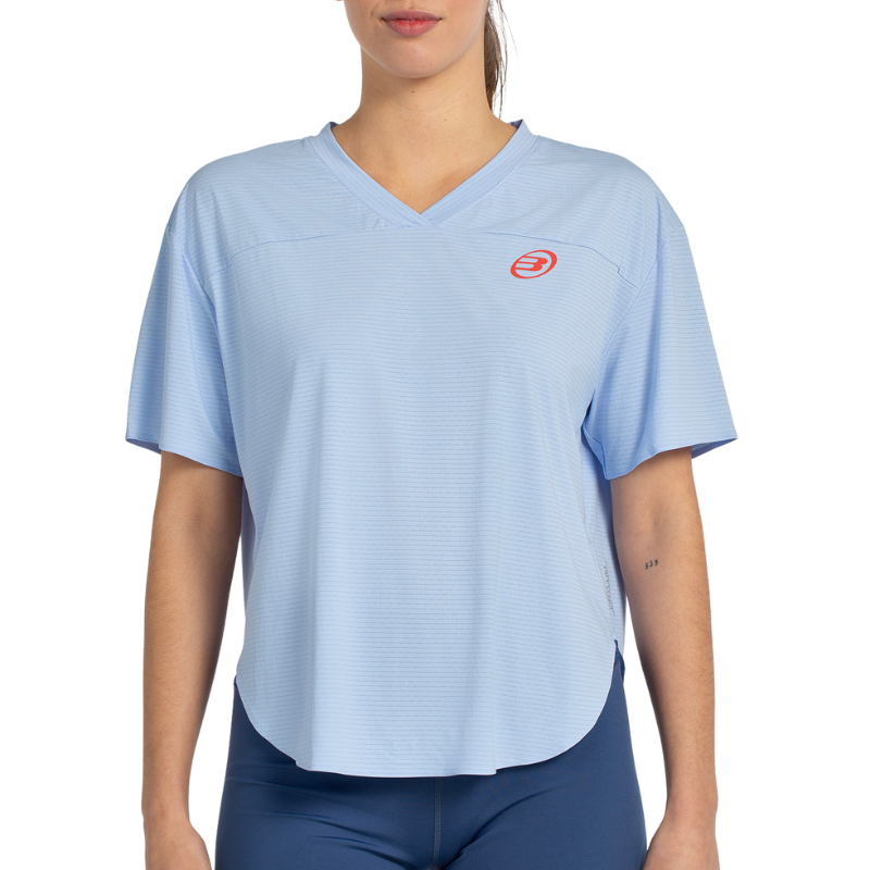 T-shirt Bullpadel Belvis Bleu Femme - Esprit Padel Shop