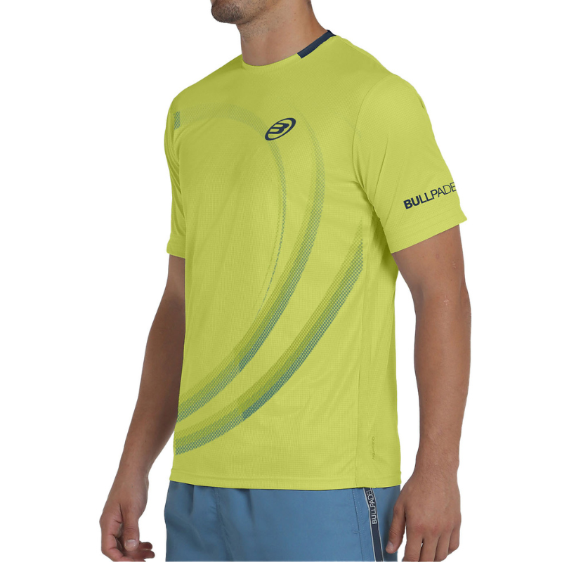 T-shirt Bullpadel Beque Jaune - Esprit Padel Shop