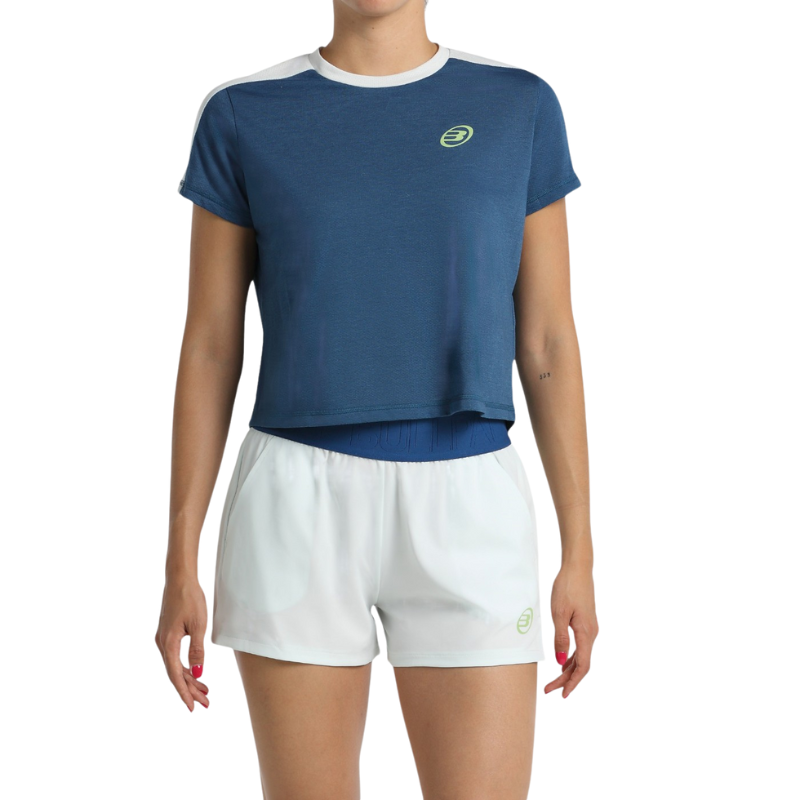 T-shirt Bullpadel Bilma Bleu Marine Femme - Esprit Padel Shop