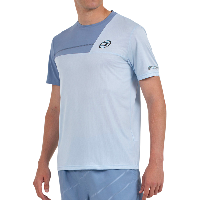 T-shirt Bullpadel Cacin Bleu - Esprit Padel Shop