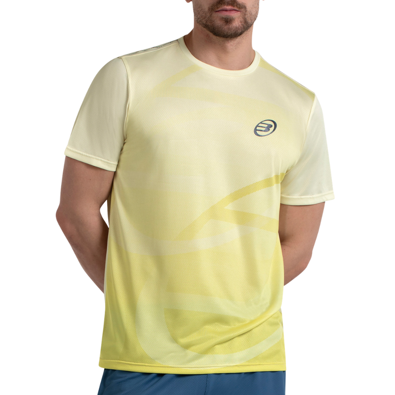 T-shirt Bullpadel Cayon Jaune - Esprit Padel Shop