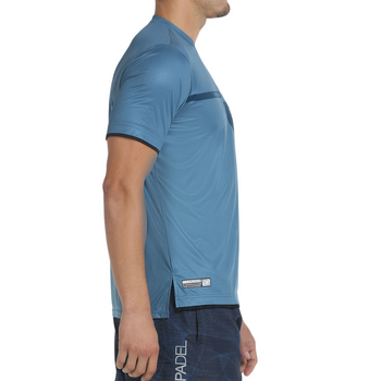Camiseta Bullpadel Coci azul lateral - Esprit Padel Shop