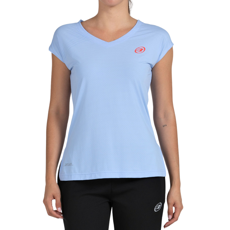 T-shirt Bullpadel Covelo Bleu Femme - Esprit Padel Shop