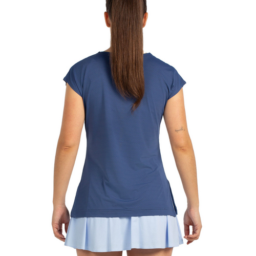 T-shirt Bullpadel Covelo Bleu Marine Femme - Esprit Padel Shop