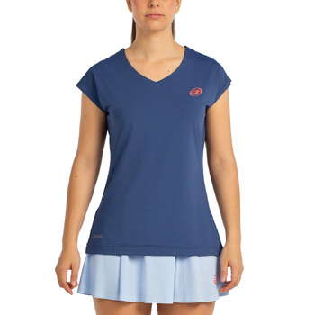T-shirt Bullpadel Covelo Bleu Marine Femme - Esprit Padel Shop