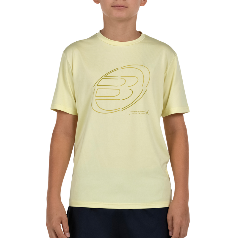 T-shirt Bullpadel Cuno Amarela Júnior - Esprit Padel Shop