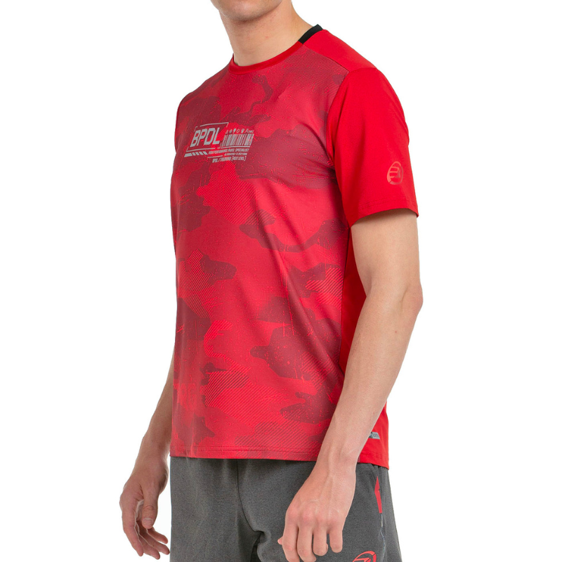 T-shirt Bullpadel Esgos Rouge - Esprit Padel Shop