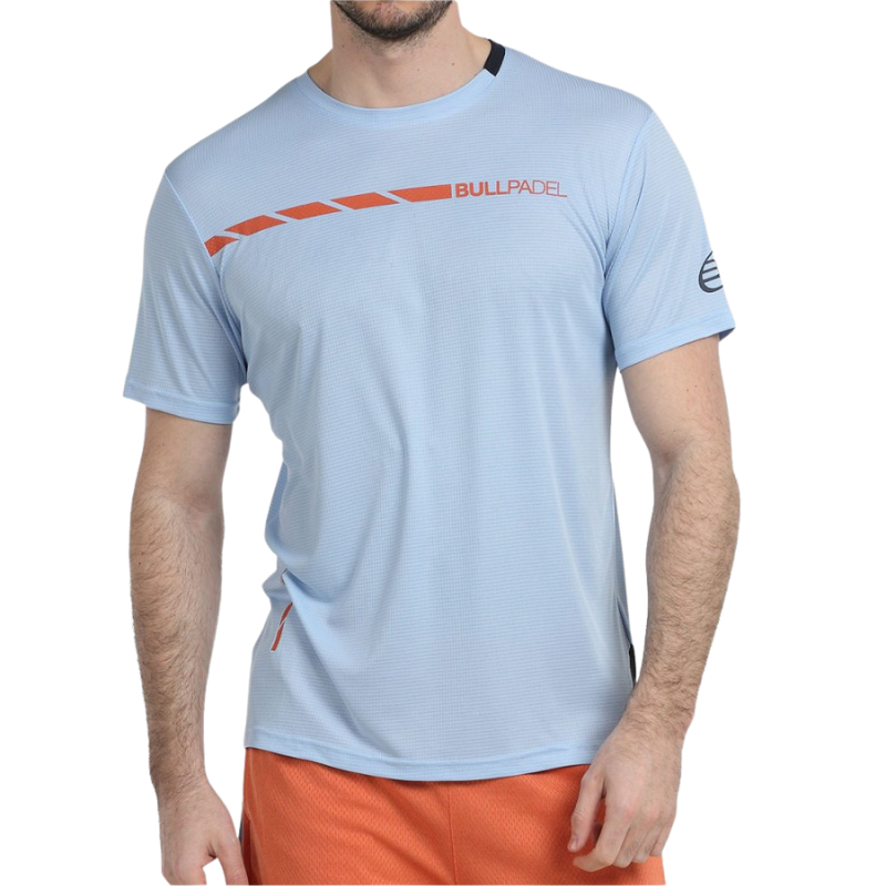 T-shirt Bullpadel Legal Bleu Face - Esprit Padel Shop
