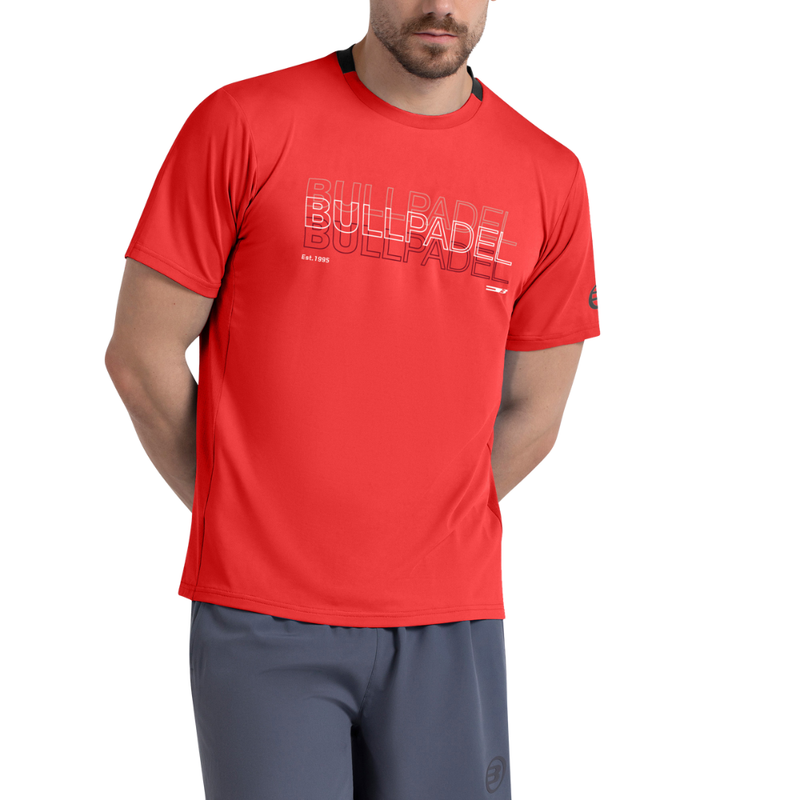 Camiseta Bullpadel Marila roja - Esprit Padel Shop
