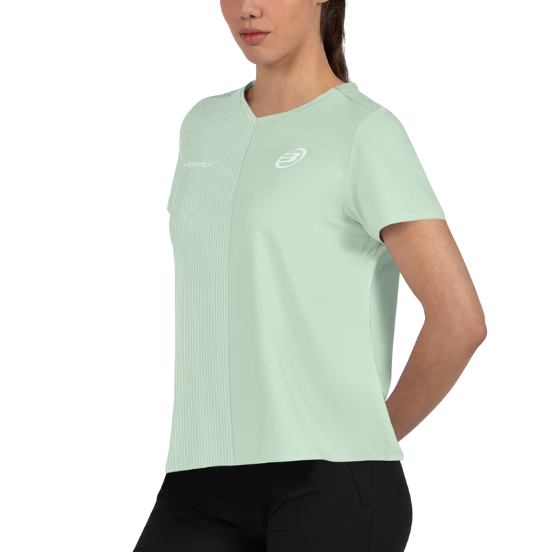 T-shirt Bullpadel Replica Delfi 26I Vert Femme - Esprit Padel Shop
